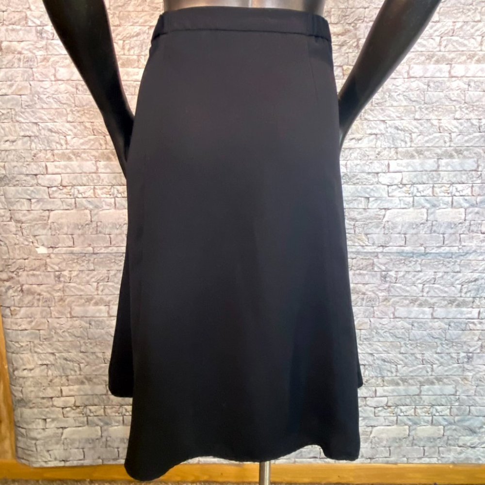 Jaclyn Smith A-Line Skirt Women's Size Medium Career Wear Side Zip Knee Length - Picture 4 of 6